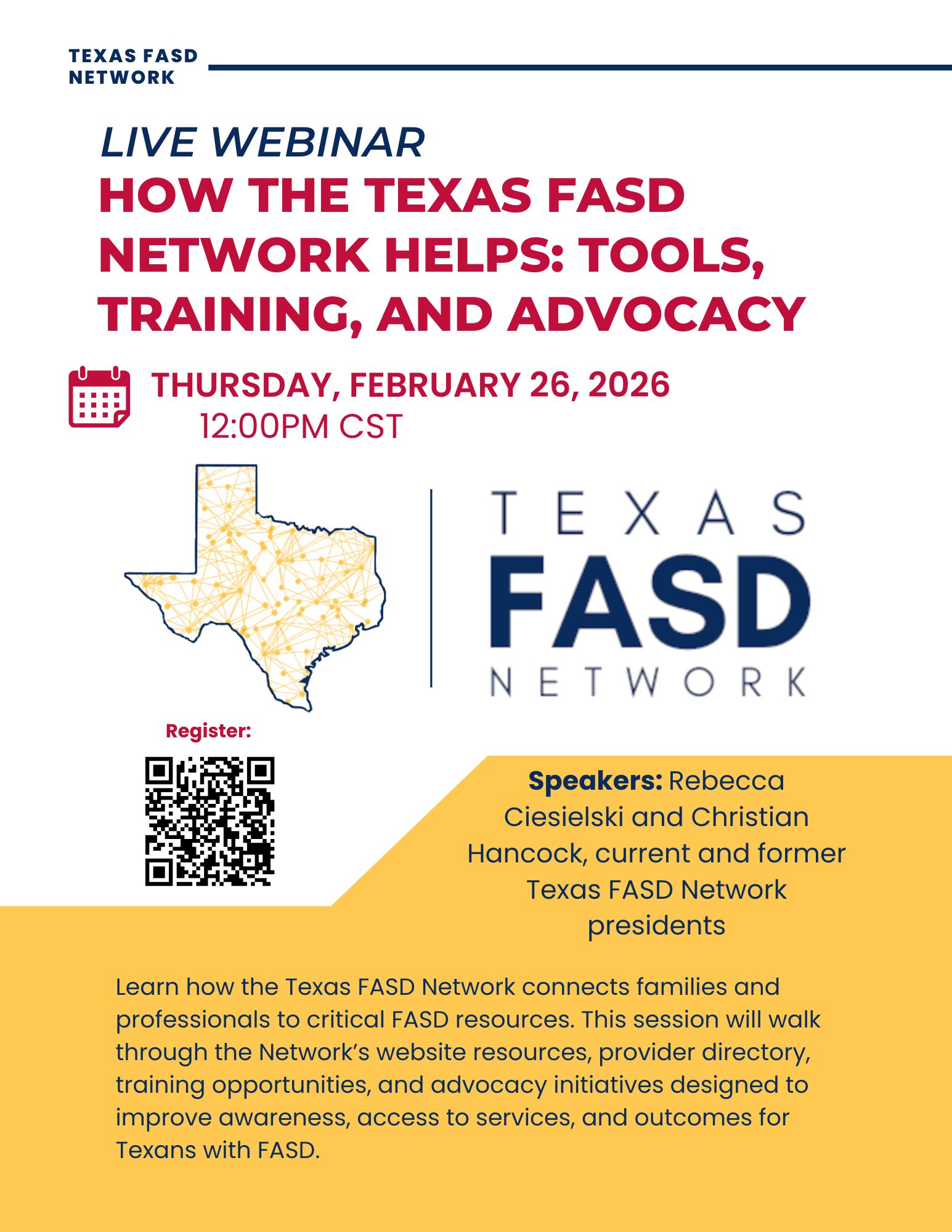 How the Texas FASD Network Helps: Tools, Training, and Advocacy